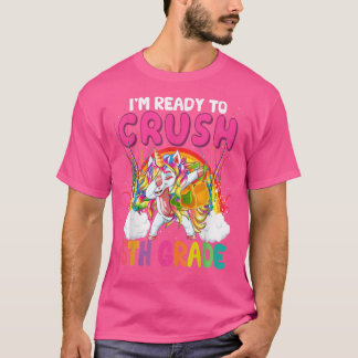 Camiseta Listo Para Aplastar A Unicornio De 5º Grado De Vez