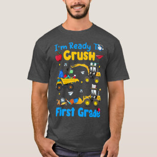 Camiseta Listo Para Aplastar Camión De Construcción De Prim