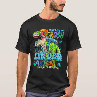 Camiseta Listo Para Aplastar Dinosaurios De Jardín De Niños