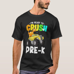 Camiseta Listo Para Aplastar El Camión De Monstruo De Dinos