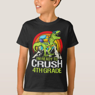 Camiseta Listo Para Aplastar El Cuarto Grado De Vuelta Al D
