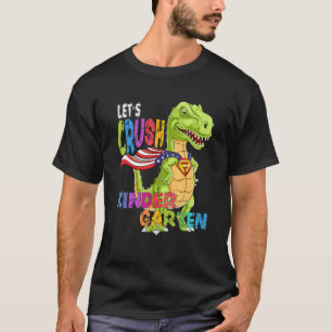 Camiseta Listo Para Aplastar El Dinosaurio De Kindergarten 