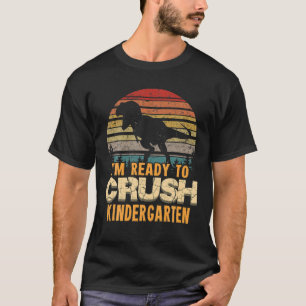 Camiseta Listo Para Aplastar El Primer Día De La Escuela Di