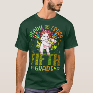 Camiseta Listo para aplastar el quinto grado de vuelta a la