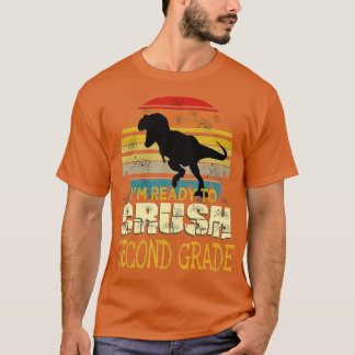 Camiseta Listo Para Aplastar El Segundo Grado De Dinosaurio