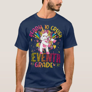Camiseta Listo para aplastar el séptimo grado de vuelta a l