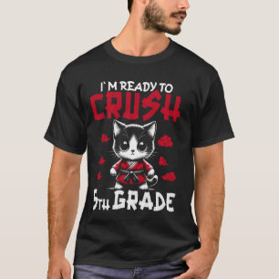 Camiseta Listo para Aplastar Kimono de Gato de Regreso a la