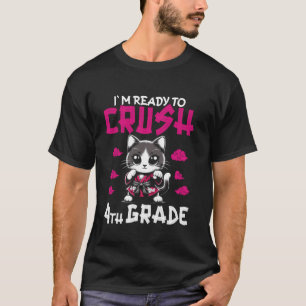 Camiseta Listo para Aplastar Kimono de Gato de Regreso a la