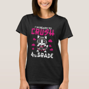Camiseta Listo para Aplastar Kimono de Gato para Regreso a