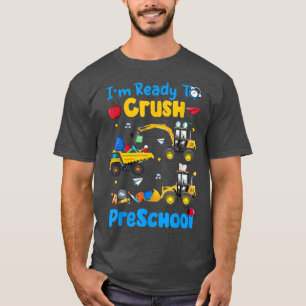 Camiseta Listo Para Aplastar La Construcción De Camiones De