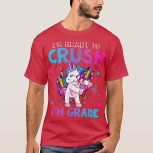 Camiseta Listo para aplastar la fusión de Unicornio de 6º g