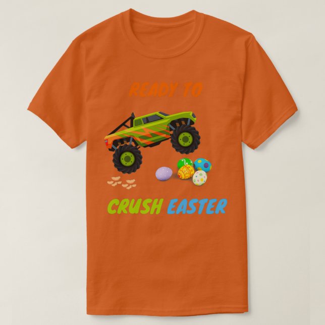 Camiseta Listo para aplastar la Pascua 2 (Diseño del anverso)