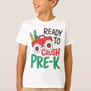 Camiseta Listo para Aplastar Pre‑K Niños de vuelta a la esc