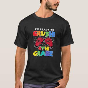 Camiseta Listo Para Aplastar Primero Al 4º Grado De Jugador