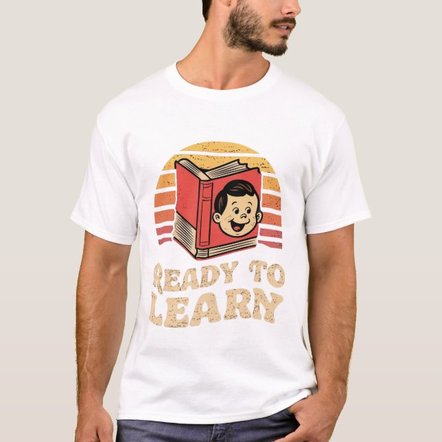 Camiseta Listo para aprender (Anverso)