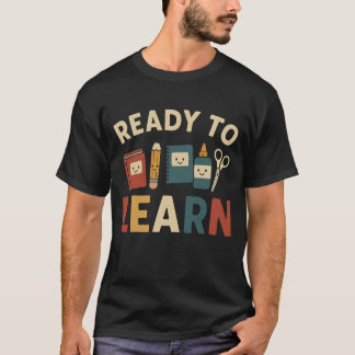 Camiseta Listo para aprender | De vuelta a la escuela