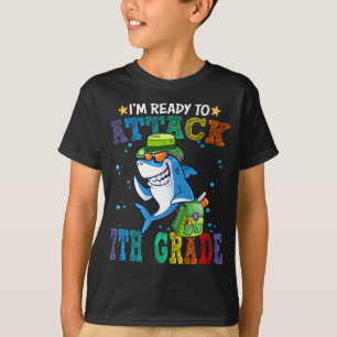 Camiseta Listo para atacar a la escuela de tiburón de sépti