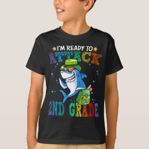 Camiseta Listo para atacar a la escuela secundaria de tibur