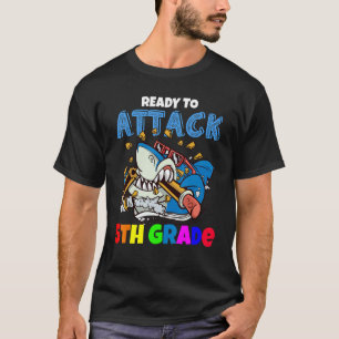 Camiseta Listo Para Atacar A Los Niños De Quinto Grado De T