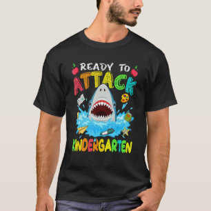 Camiseta Listo Para Atacar Al Tiburón Infantil De Vuelta A