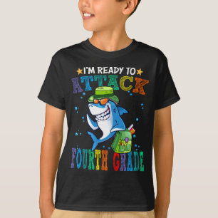Camiseta Listo Para Atacar El Cuarto Grado De La Escuela De
