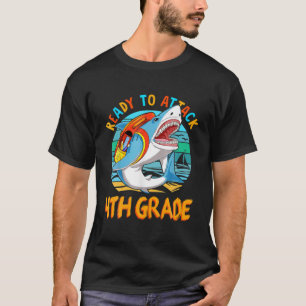 Camiseta Listo Para Atacar El Cuarto Grado De Vuelta Al Col