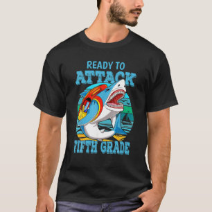 Camiseta Listo Para Atacar El Quinto Grado De Vuelta A La E