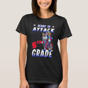 Camiseta Listo Para Atacar Ninja De Juegos De Espías De 5º