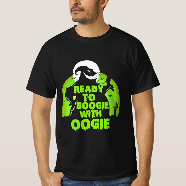 Camiseta " Listo Para Boogie Con Oogie Oogie Boogie Bash 20 (Anverso)