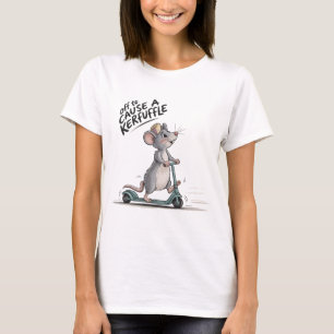 Camiseta Listo Para Causar Un Alboroto Arte De Scooter De R