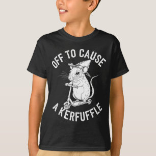Camiseta Listo para causar un alboroto chiste divertido de 