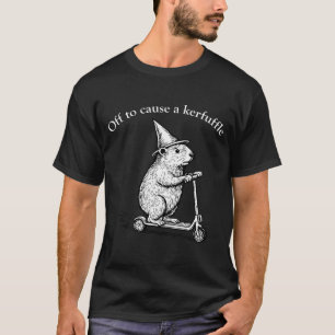 Camiseta Listo para causar un alboroto divertido monopatín 