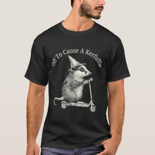Camiseta Listo para causar un alboroto humor de zarigüeya