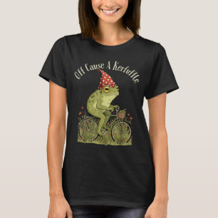 Camiseta Listo para causar un alboroto rana divertida rara