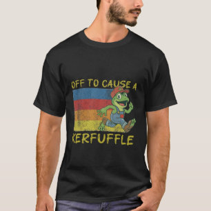 Camiseta Listo Para Causar Un Alboroto Rana Divertida Retro