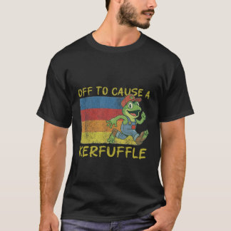 Camiseta Listo Para Causar Un Alboroto Rana Divertida Retro