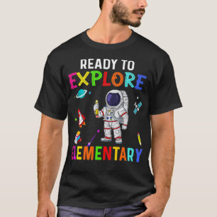 Camiseta Listo para dejar atrás al astronauta elemental de