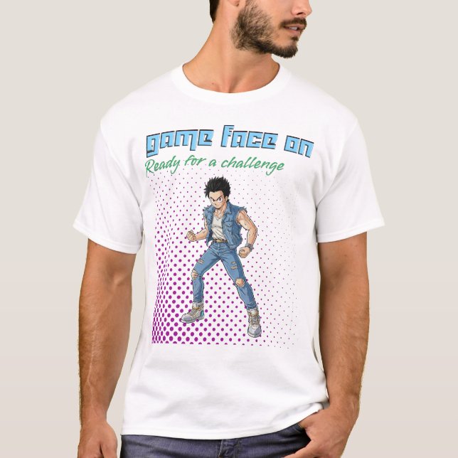 Camiseta Listo para desafiar (Anverso)