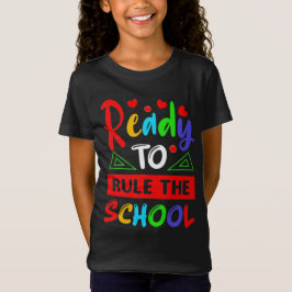 Camiseta Listo Para Dominar La Escuela