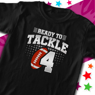 Camiseta Listo para enfrentar 4 cumpleaños del Fiesta de fú