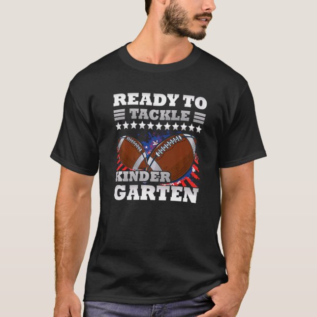 Camiseta Listo Para Enfrentar El Jardín De Niños De Vuelta  (Anverso)