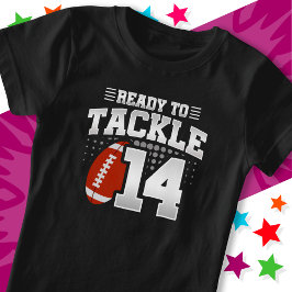 Camiseta Listo para enfrentarse a 14 Fiestas de fútbol por 