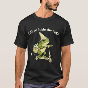 Camiseta Listo para esconder los huevos, divertido scooter