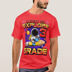 Camiseta Listo Para Explorar Astronauta De 3er Grado De Vue