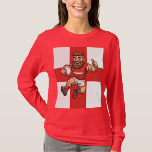 Camiseta Listo para Intentarlo Héroe de Rugby de Inglaterra