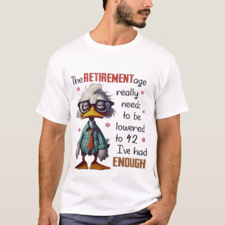 Camiseta Listo para jubilarme a los 42