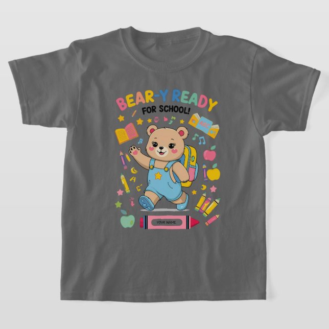 Camiseta Listo para la escuela - Cute Kindergarten Back-t (Distribución)