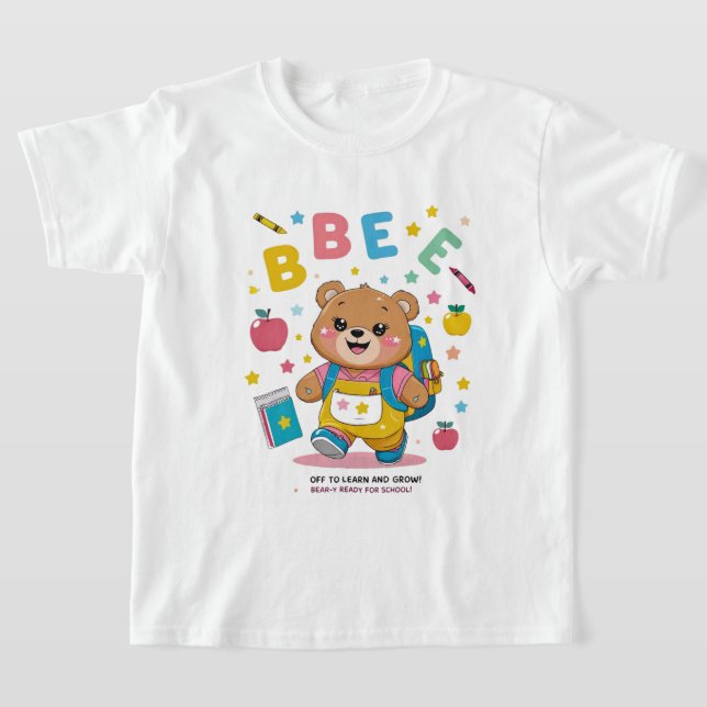 Camiseta Listo para la escuela - Cute Kindergarten Back-t (Distribución)