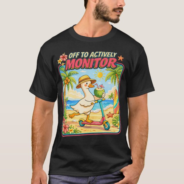 Camiseta Listo Para Monitorear Activamente Tú Puedes Con Es (Anverso)