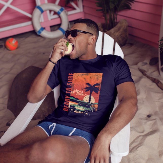 Camiseta Listo Para Navegar Bajo El Atardecer (Subido por el creador)